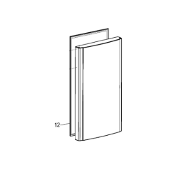 Joint de porte (partie congélateur) ARISTON HOTPOINT C00302051