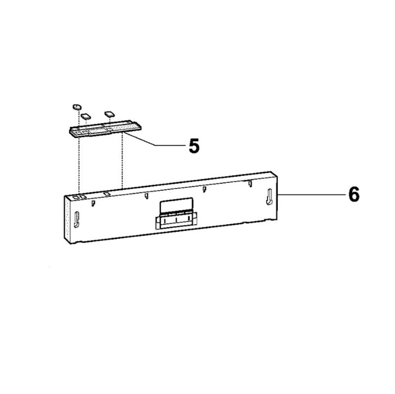 Bandeau (repère 6) INDESIT C00545854