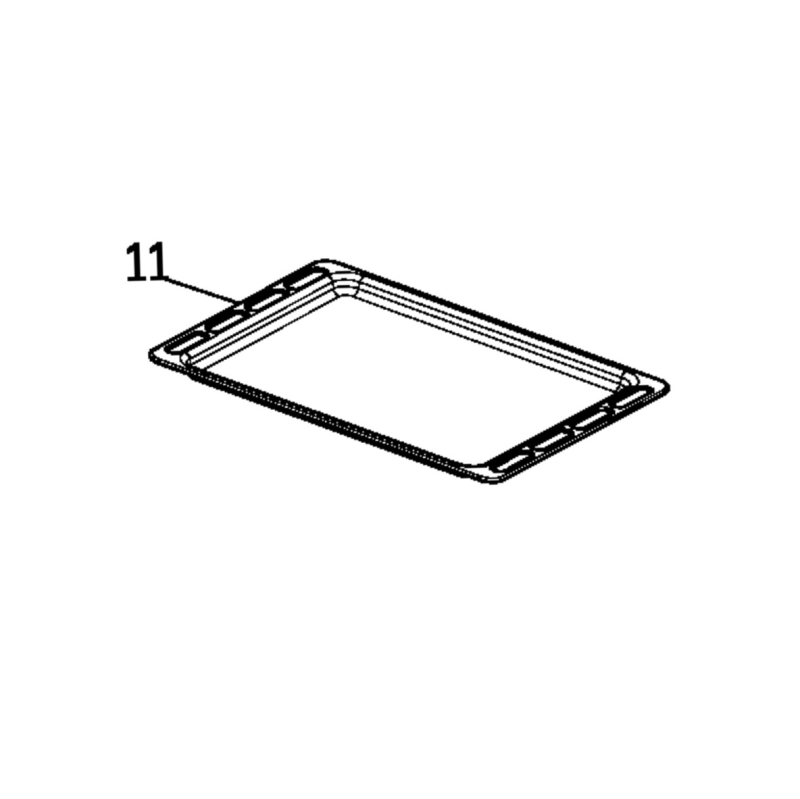 Plaque (repère 11) INDESIT C00849916