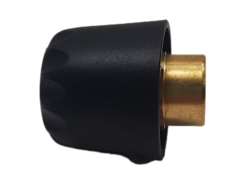 Bouchon de sécurité 1/2 femelle noir pour Nettoyeur vapeur - pression POLTI M0006894