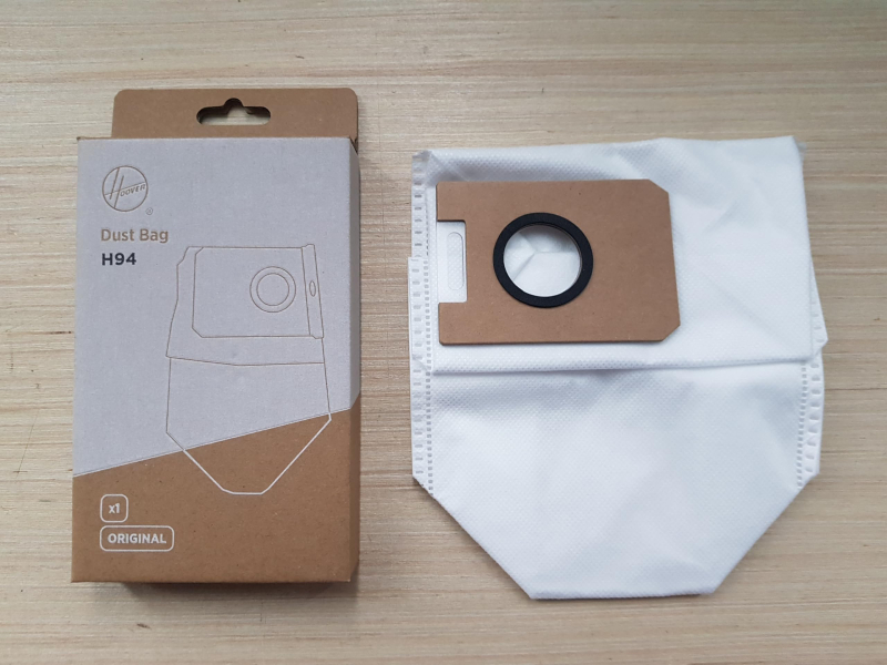 Hoover H94 35602939 Lot de 1 sacs pour aspirateurs, originaux en microfibre, anti-odeur, extra filtrage, compatibles avec les ro