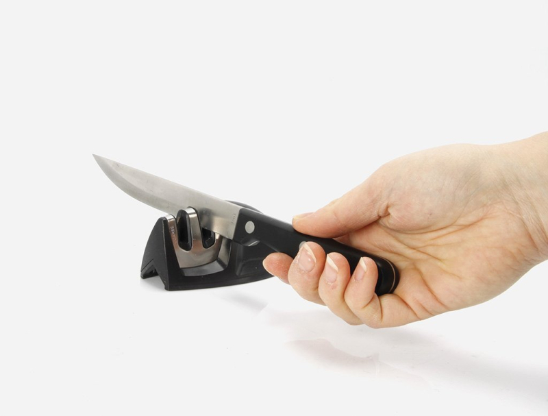 Aiguiseur à couteau Inox et plastique L 9.5 cm l