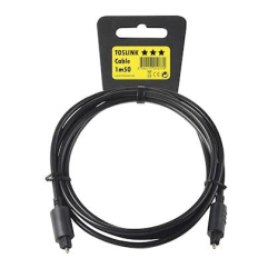 Cordon Fibre Optique toslink Male/Male 1m50 Erard X001077