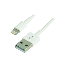 LIGHTNING M / USB M - MFI - 2m - Blanc ERARD - 8336