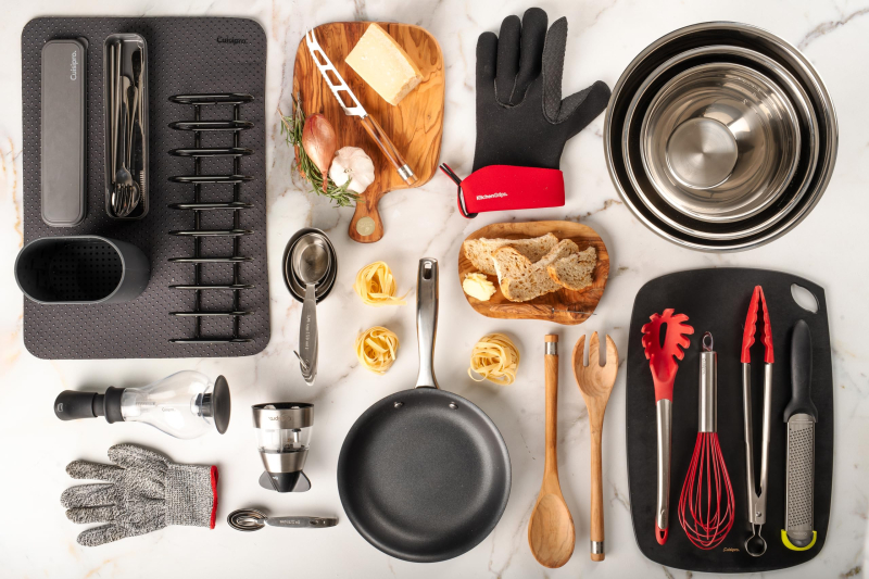 Cuisipro 7112512 Cuillère à Spaghetti Acier Inoxydable/Silicone/Nylon Rouge 28 x 28 x 18 cm