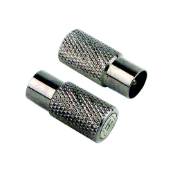 Hirschmann 695004720 Connecteur coaxial Type F IEC169-2 Mâle 75 ? Argent Métal