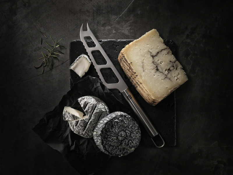 Couteau à fromage 15 cm, Argent, Inox 18/10