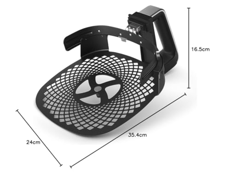 Philips Accessoire pour Airfryers XXL, Kit à Pizza air fryer en acier plaqué (HD9953/00)