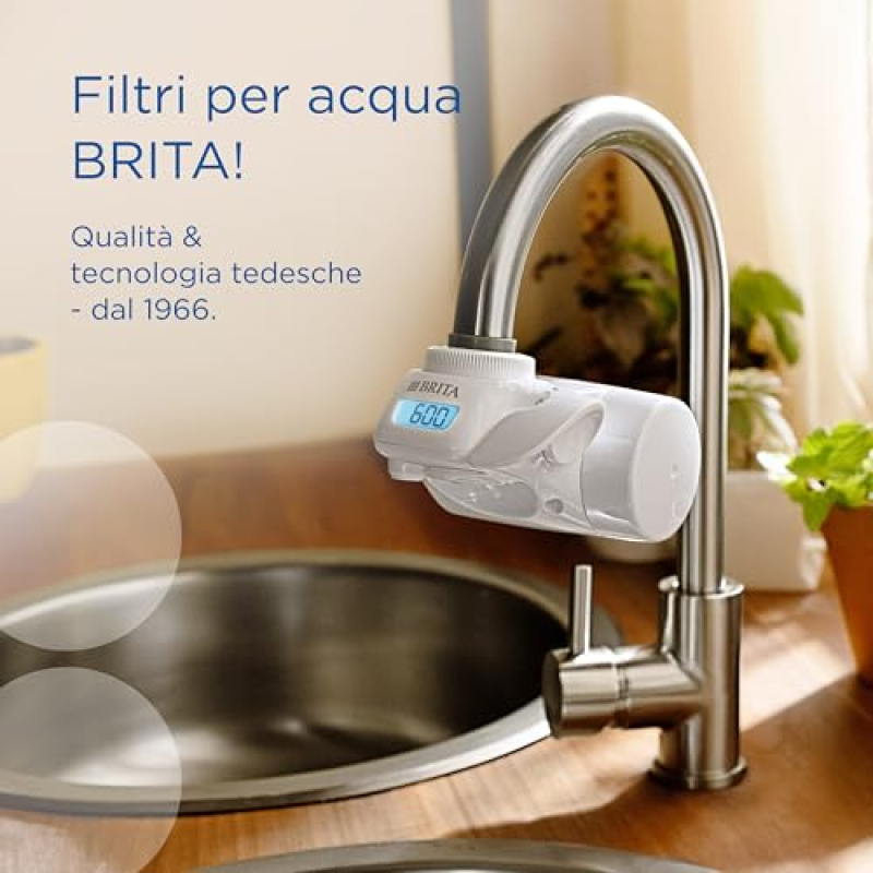 BRITA Filtre de Rechange pour Système de Filtration sur Comptoir, Blanc, 600L