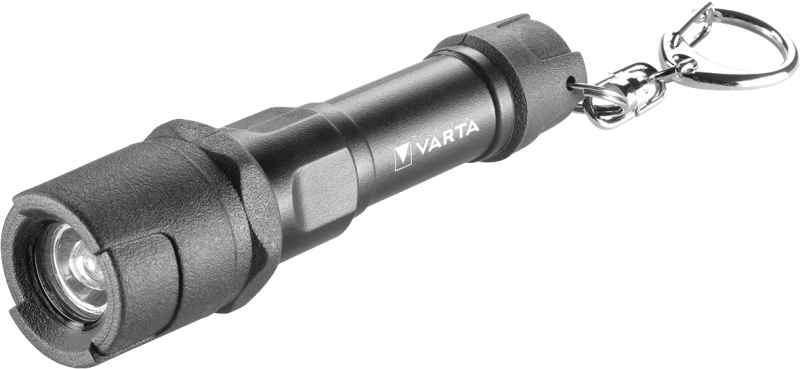 VARTA Lampe Torche LED Mini incl. 1x pile AAA, Indestructible Key Chain Light, porte-clés, lampe de poche à clé, lumière très ro