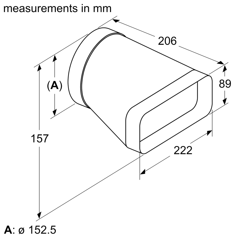 SIEMENS Élément adaptateur rond-plat