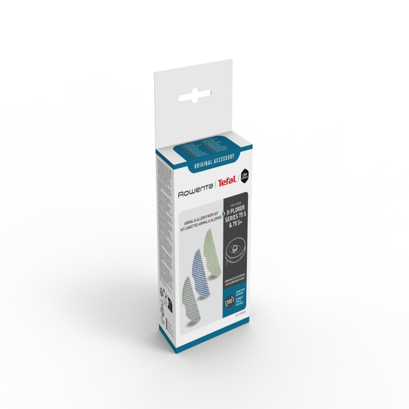 Kit 3 lingettes microfibres ZR185001 - Compatible X-Plorer S65 & 65+ / 70 & 70+ / 75S & 75S+ / 135 &135+ / 140 & 140+, Voir Desc