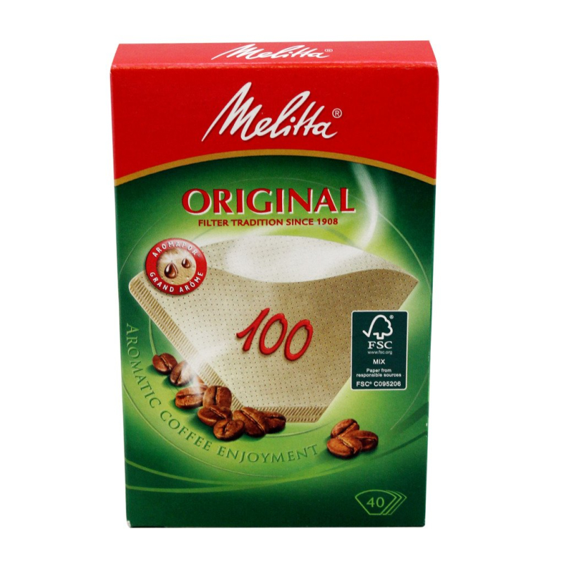 Melitta Budget sprod. Sacs filtrants 100/40 naturbr (ve40)