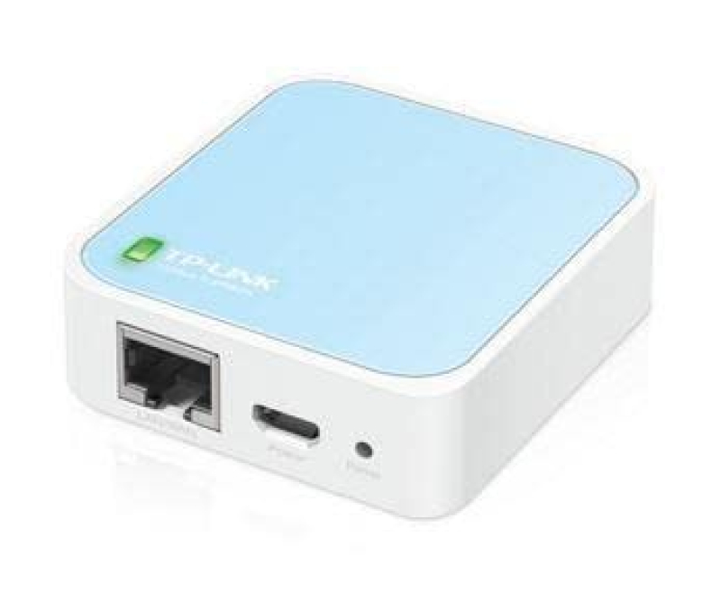 ROUTER TP-LINK TL-WR802N LITE N 300M NANO POCKET 802.11N/G/B 2T2R 2.4GHZ,1P LAN,1P USB MINI + ALIMENTATORE