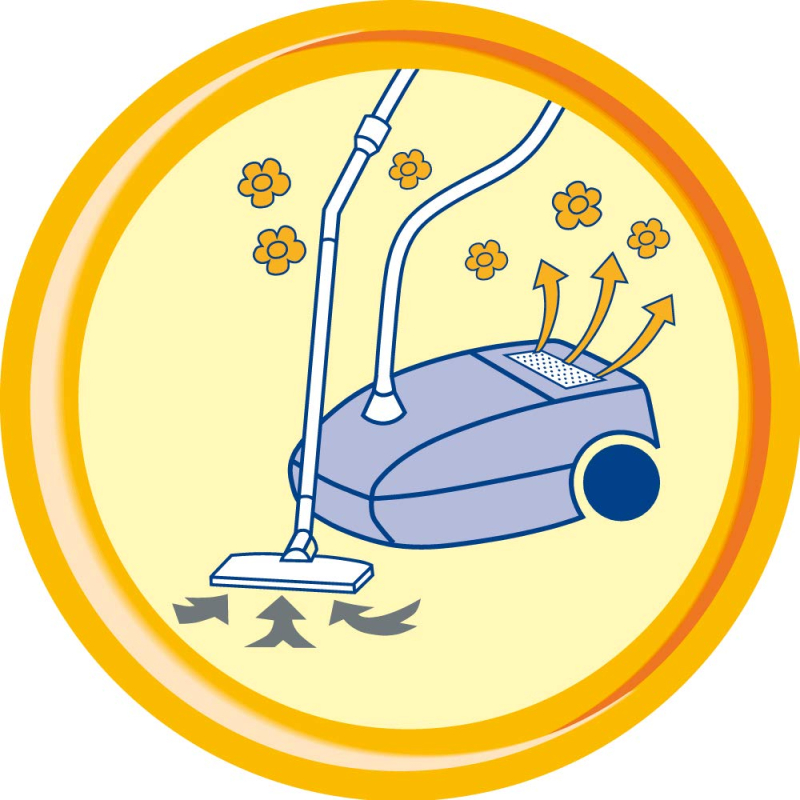 Swirl Lot de 5 bâtons déodorants pour aspirateur Citrus (à insérer dans le sac d'aspirateur)