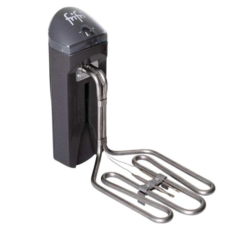 frifri Friteuse Initiation 3L 3200W - Friteuse Ronde, Technologie Zone Froide, Sécurité Brevetée, Poignée Repliable - Nettoyage 