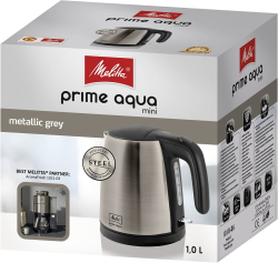 MELITTA Prime Aqua mini 1018-06 Bouilloire en acier inoxydable Gris métallisé 1 l 2200 W