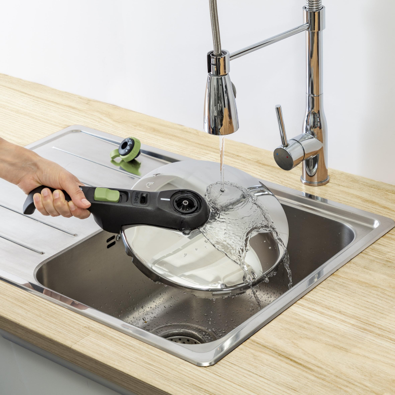 Tefal Secure 5 Trendy Snelkookpan - 6 litres - met stoommand (P2580702)