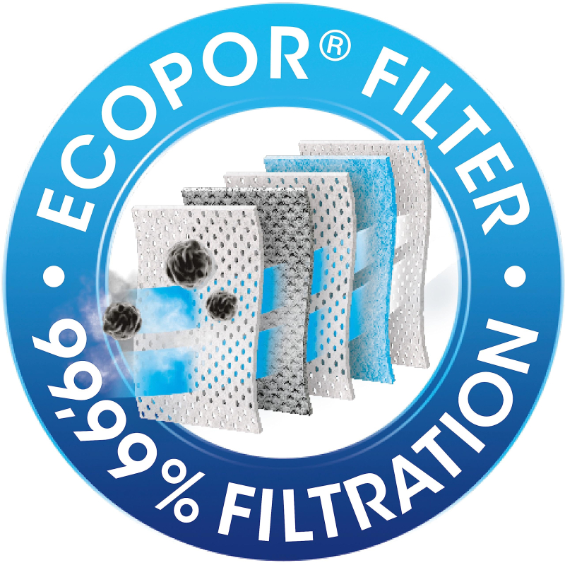 Swirl Lot de 4 sacs pour aspirateur et 1 filtre X 351(350) MP Plus AirSpace