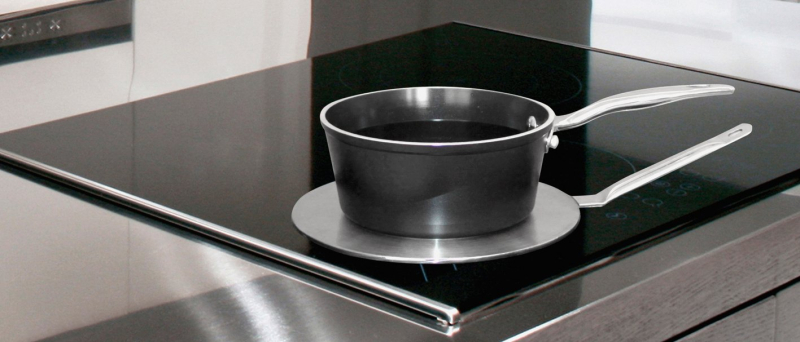 Crealys 510872 Disque Induction Inox 18/0 Diamètre: 23 cm, Gris