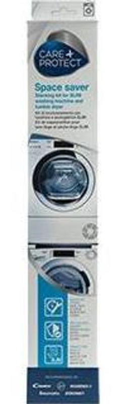 CARE + PROTECT Kit de Superposition Machine à Laver et Sèche-linge, Dimensions SLIM, Universel pour Lave-Linge avec Profondeur 4
