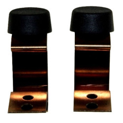 Lot de 2 crochets de plaque...