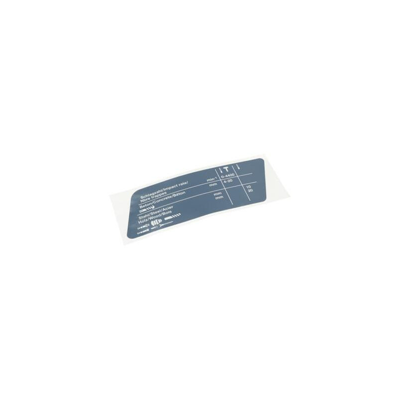 Plaquette indicatrice pour Marteau perforateur BOSCH OUTILLAGES - 1611110910