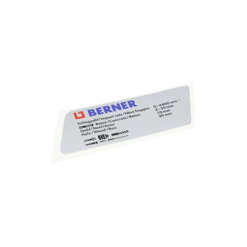 Plaquette indicatrice pour Marteau perforateur BOSCH OUTILLAGES - 1611110982