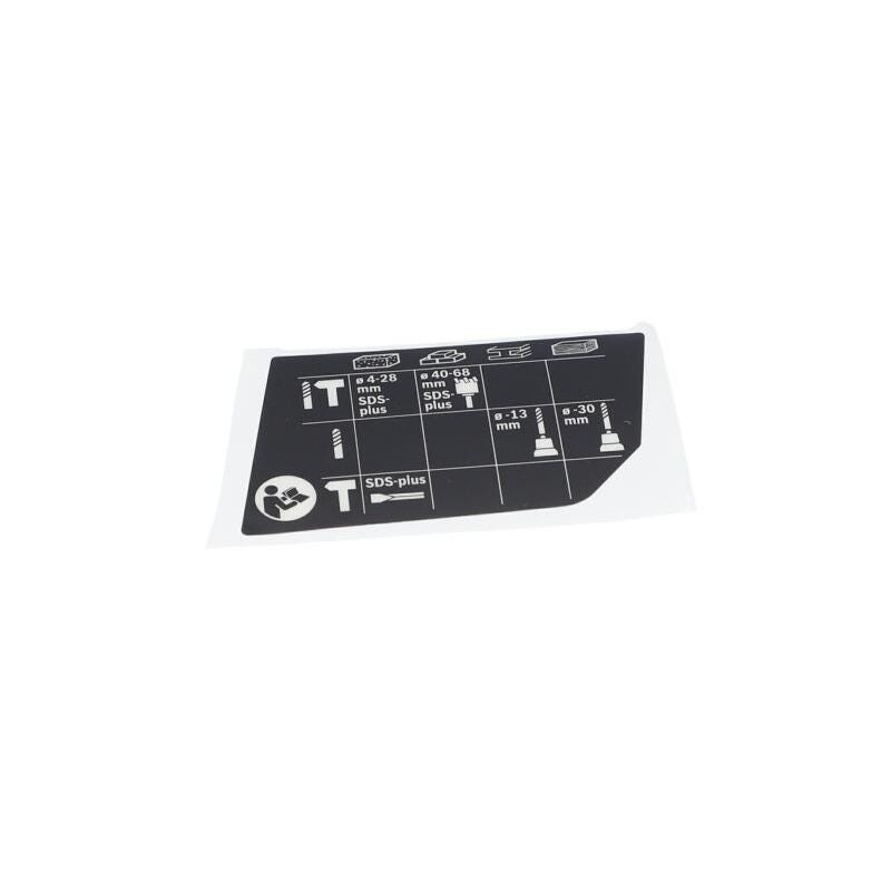 Plaquette indicatrice pour Marteau perforateur BOSCH OUTILLAGES - 1611110W02