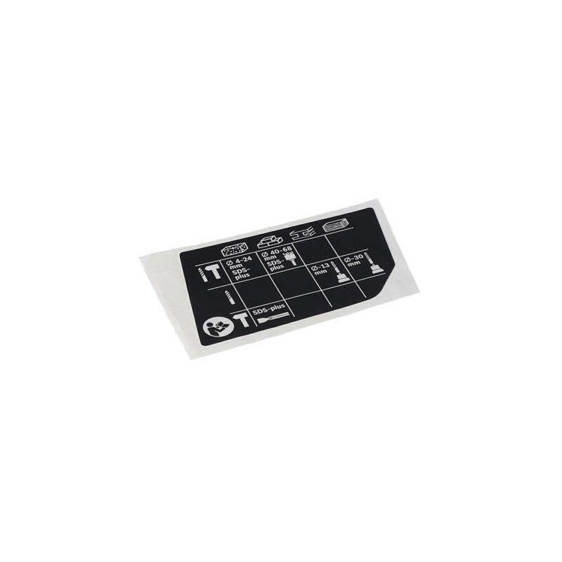 Plaquette indicatrice pour Marteau perforateur BOSCH OUTILLAGES - 1611110W39