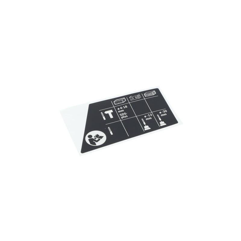 Plaquette indicatrice pour Marteau perforateur BOSCH OUTILLAGES - 1611110Z23