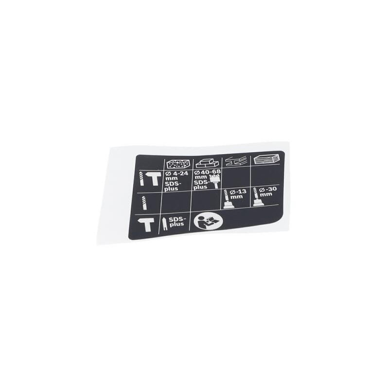 Plaquette indicatrice pour Marteau perforateur BOSCH OUTILLAGES - 1611110Z69