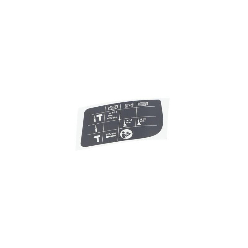 Plaquette indicatrice pour Marteau perforateur BOSCH OUTILLAGES - 1619P16241