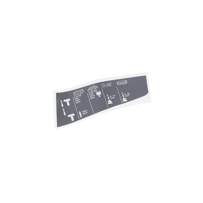 Plaquette indicatrice pour Marteau perforateur BOSCH OUTILLAGES - 160111C41Z