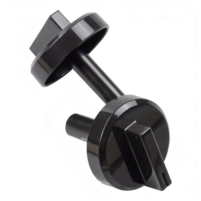 Ensemble bouton rotatif noir/gris pour Réfrigérateur DOMETIC 241235064