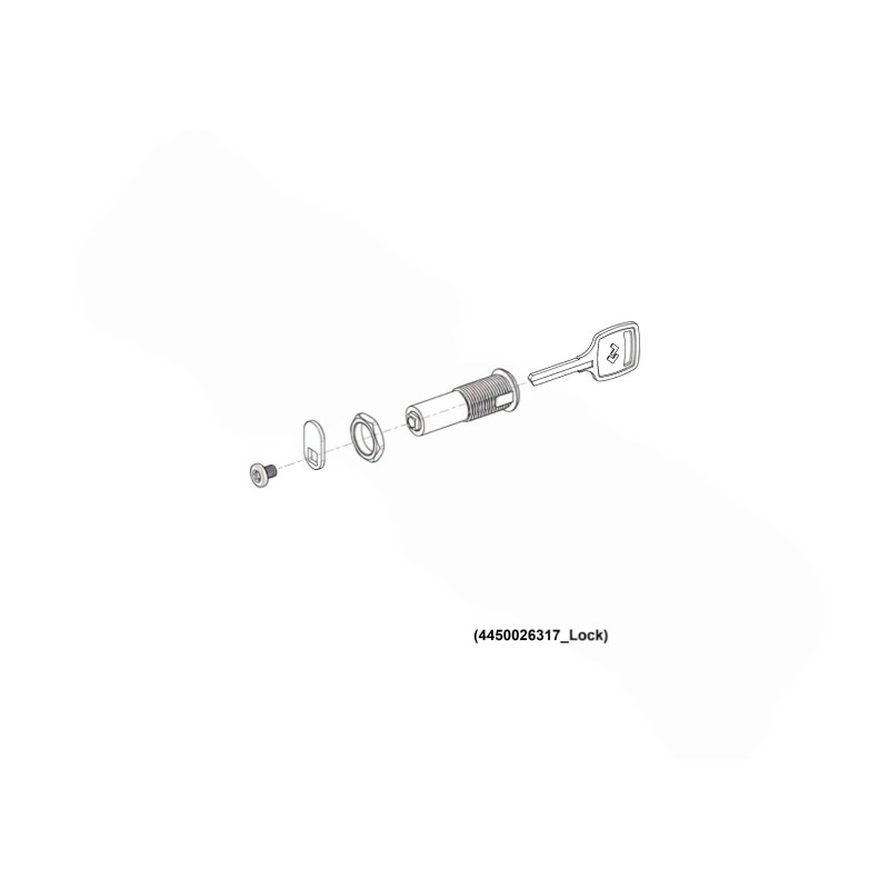Assemblage de verrou pour Réfrigérateur DOMETIC 4450026317
