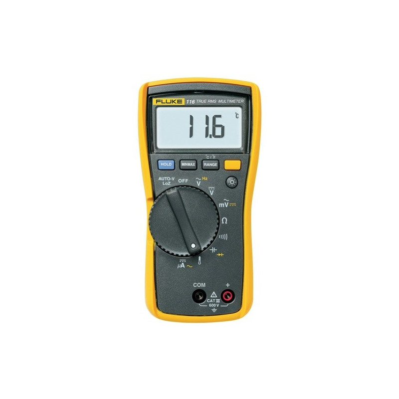 FLUKE 116 MULTIMÈTRE NUMÉRIQUE HVCA AVEC TEMP. ET MICROAMPÈRAGE