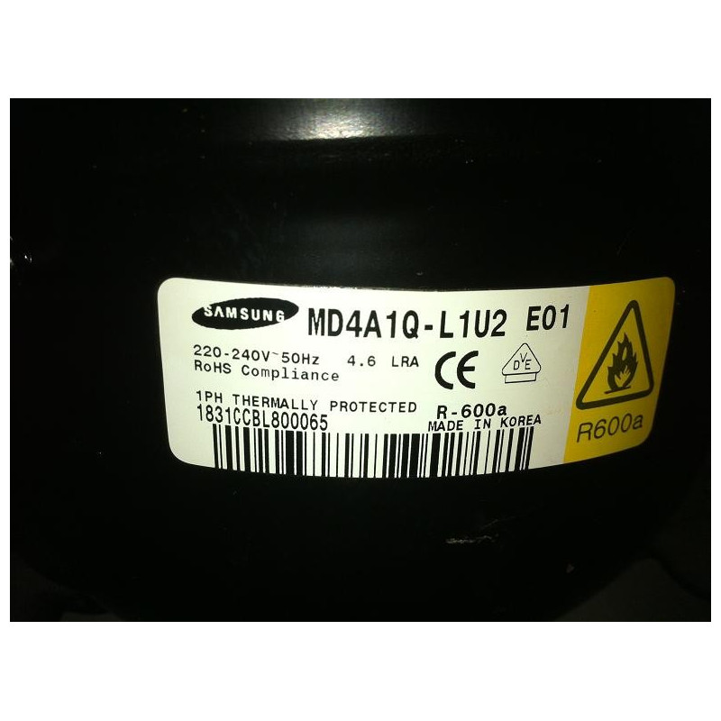COMPRESSEUR 220-240V~50HZ,RSCR STATIC R600A