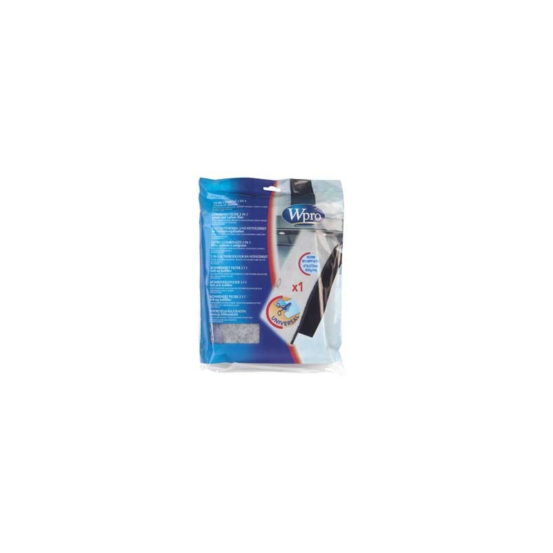 UCF006 FILTRE DE HOTTE CHARBON + MOUSSE 47X57CM 450G/M²
