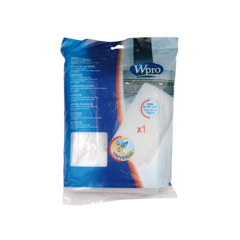 FILTRE À GRAISSE POUR HOTTES WHIRLPOOL