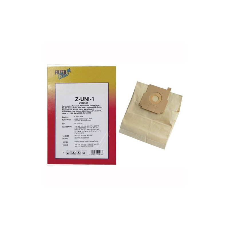 SACHET DE SACS POUR ASPIRATEUR DIVERS MARQUES