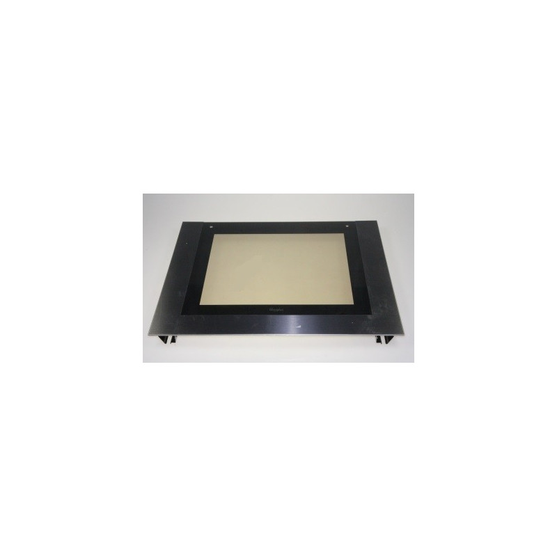 PORTE + ENJOLIVEUR & MONTANTS G/D POUR FOUR WHIRLPOOL