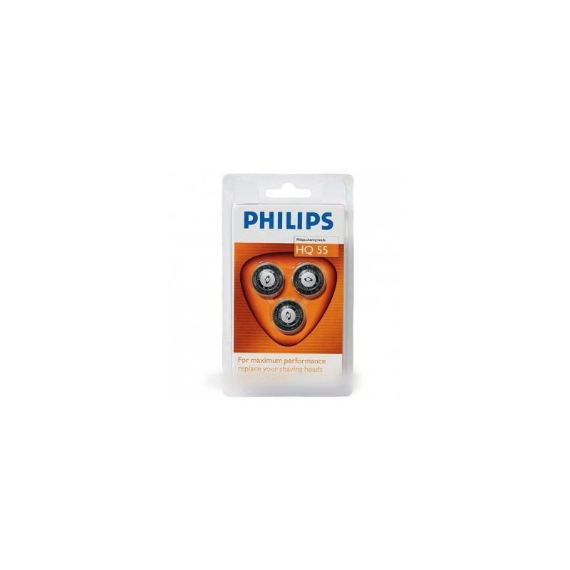 tetes de rasoir philips hq55 pack de 3