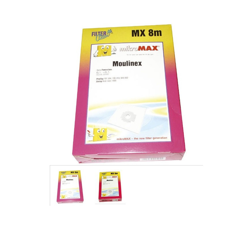 SAC MX8M POUR ASPIRATEUR MOULINEX