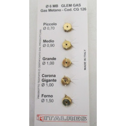 Sachet injecteur, gicleur gaz butane Plaque de cuisson AS0008861 AEG :  : Gros électroménager