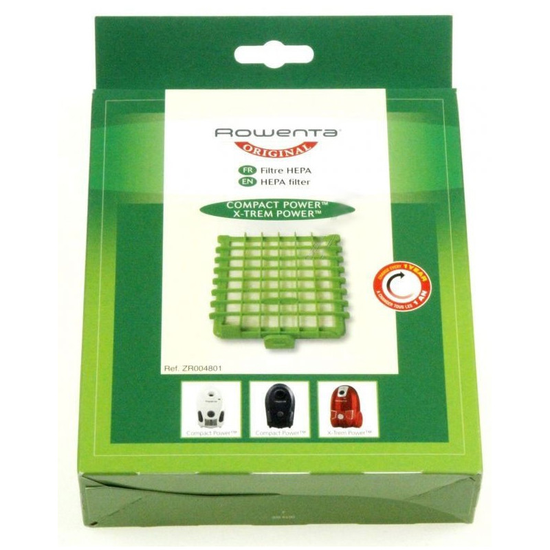 FILTRE HEPA H12 POUR ASPIRATEUR COMPACT POWER ROWENTA