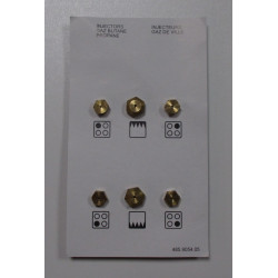 Sachet injecteur, gicleur gaz butane Plaque de cuisson AS0008861 AEG :  : Gros électroménager