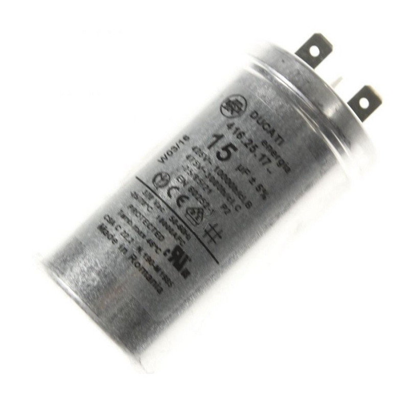 CONDENSATEUR DE DEMARRAGE 15UF POUR REFRIGERATEUR WHIRLPOOL