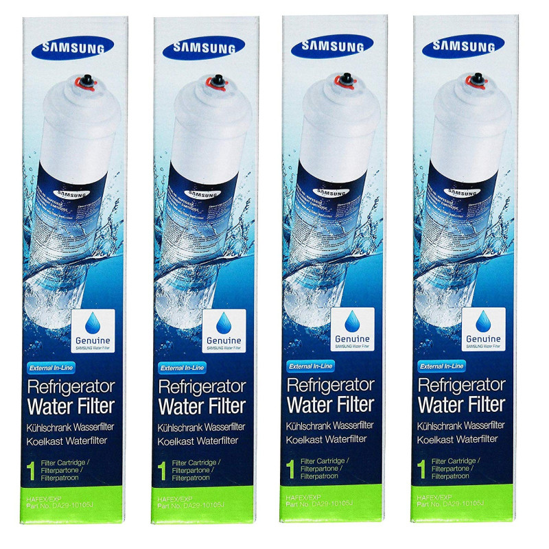 FILTRES A EAU ORIGINAUX (x4) POUR RÉFRIGÉRATEUR SAMSUNG