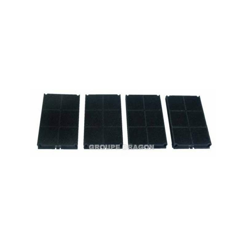 filtre charbon (lot 4 filtres)